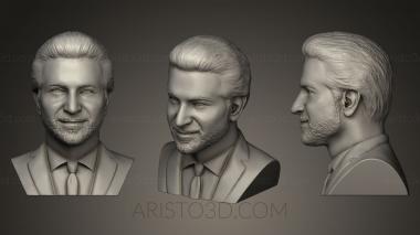 Busts and bas-reliefs of famous people (BUSTC_0074) 3D model for CNC machine